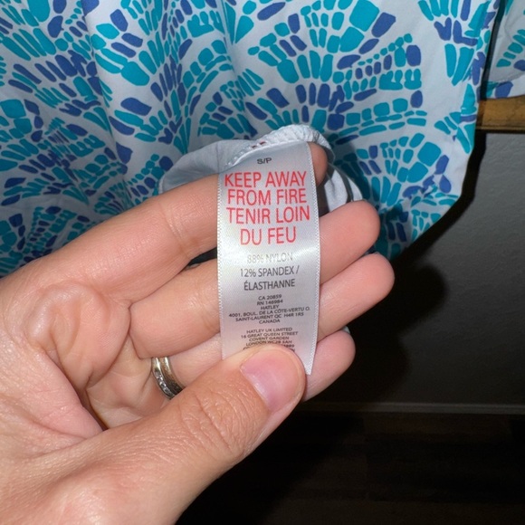 Capelton Road NEW Seaside Beach Dress Mosaic Waves Print  UPF 50+ Swim Coverup S - Picture 8 of 9